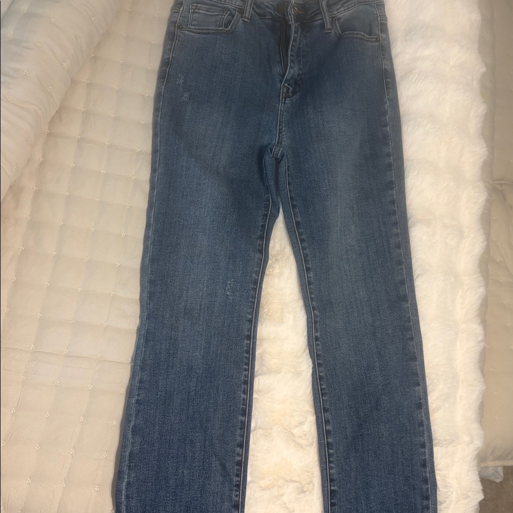 Risen Women's Straight Leg Jeans - Blue